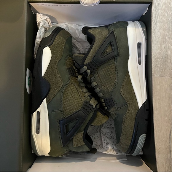 Jordan 4 Retro Men's Craft Medium Olive size 10.5 - Picture 1 of 5